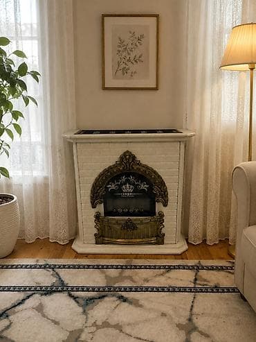 panel radiator: Qaz sobası/konvektor tipli otaq isidicisi - Yerdə quraşdırılan, ön — 2
