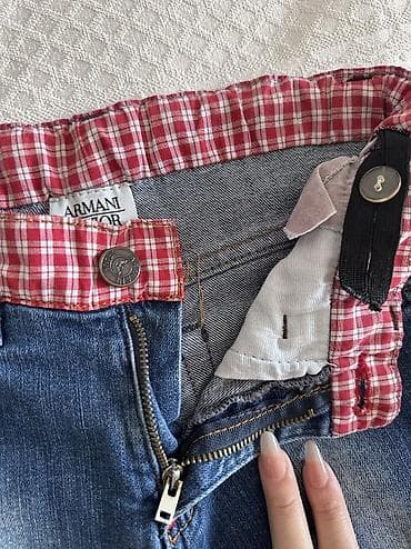 stringer alt geyimi: Uşaq cins şortik - Brend: AJ Armani Jeans (etiketlər və aksesuar — 3