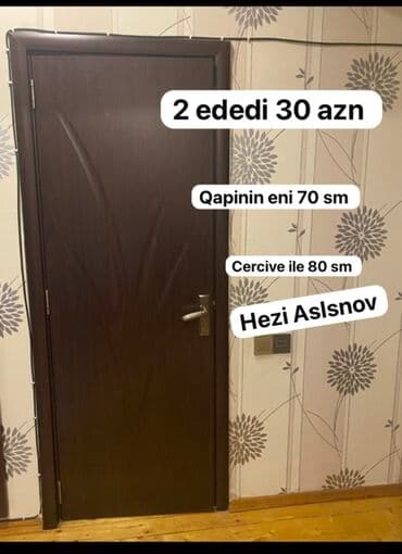 ev qapilari 2021: Daxili qapılar – qəhvəyi rəng, klassik dizayn, metal tutacaq və — 1