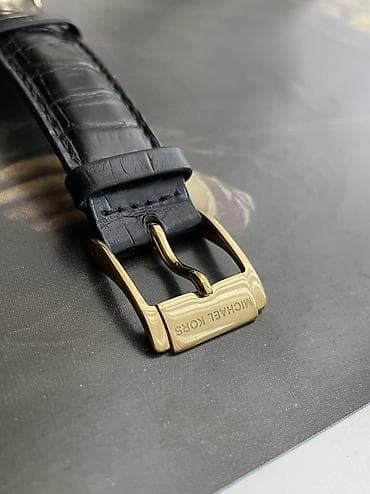 qizil aliram: İşlənmiş, Qol saatı, Michael Kors, rəng - Qızılı — 9