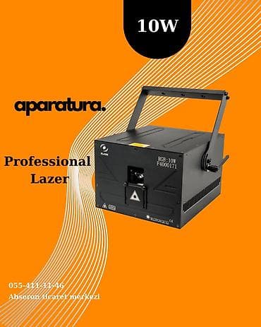 Mikrofonlar: Professional Lazer – 10W (RGB) Böyük səhnələr, genişmiqyaslı şoular və — 1