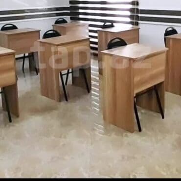 nages hazirlanmasi: Oğlan və qız üçün, Yeni, Siyirməsiz, Parta, Stulsuz — 18