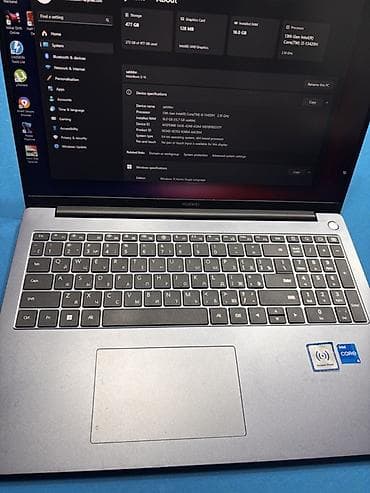 Acer: Huawei MateBook D16 noutbuku Cəmi 4 ay işlenib səliqəli işlənib - — 4