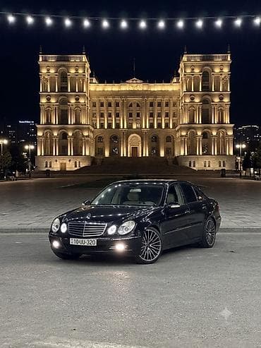 Avtomobil satışı: Mercedes-Benz E320 (W211) sedan – qara rəngli, V6 mühərrikli. Texniki — 5