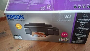 printer satılır: Epson L805 Wi-Fi şəbəkəsinə qoşula bilən, foto çap funksiyasına malik — 1