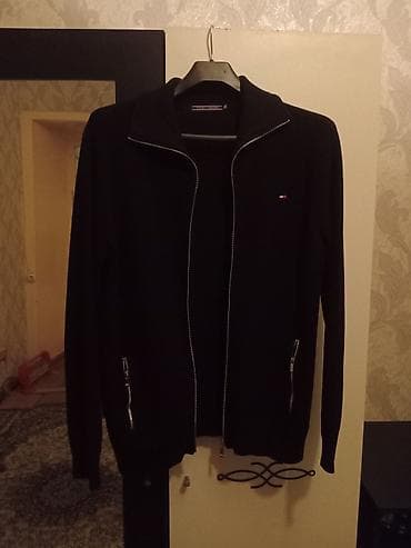 batinka kişi: Svitşot, Tommy Hilfiger, XL, rəng - Qara — 2