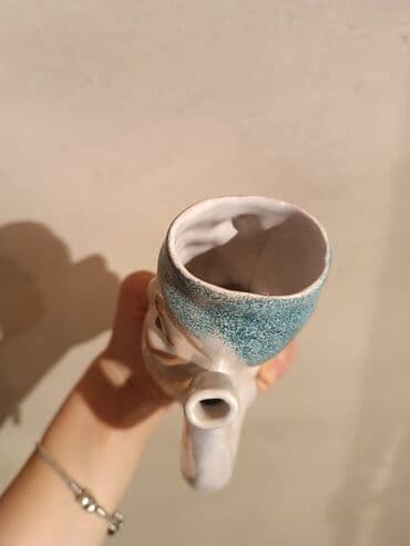 su bakları: Rəng - Bej, Keramika, 1, 1 l, Rusiya — 2