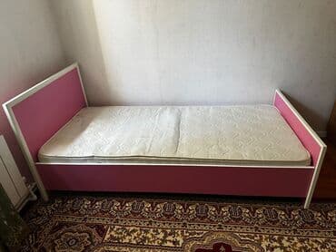 işlənmiş tək çarpayılar: Односпальная кровать, Без подьемного механизма, С матрасом, Без выдвижных ящиков — 2