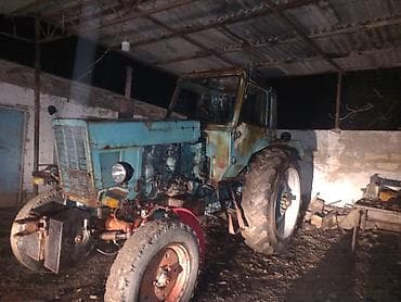 traktör: Traktor MTZ 80 Belarus – mavi kabinli, arxa üç nöqtəli asqı sistemi və — 10