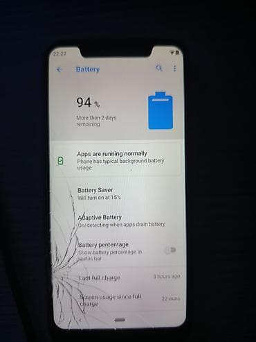 nokia 1 plus: Nokia 5.1 Plus (X5), 32 GB, rəng - Qara, Qırıq, Sensor, Barmaq izi — 5