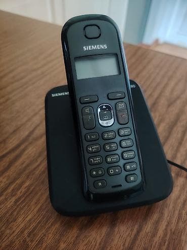 Siemens simsiz ev telefonu + baza stansiyası Xüsusiyyətlər: -