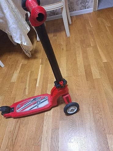 scooter: Uşaq skuterı – Cool Scooter (qırmızı/qara) Xüsusiyyətlər: - 3 təkərli — 1