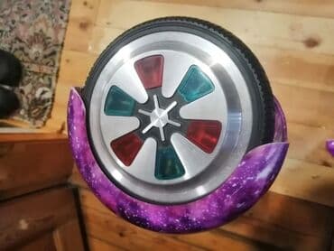 skuterlər uşaqlar ucun: SMART FALCON hovərbord - Rəng/örtük: bənövşəyi “galaxy” dizayn - — 3