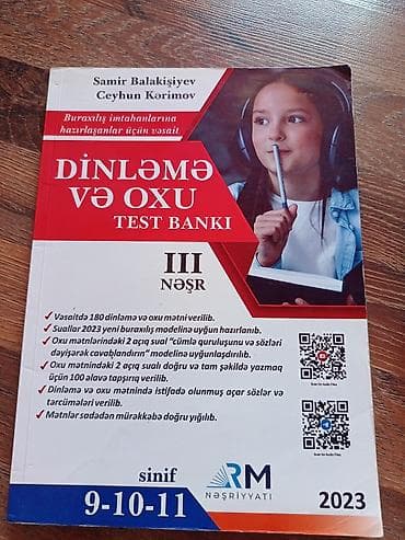 Dinləmə və Oxu Test Bankı – III nəşr (2023), 9-10-11-ci siniflər üçün — 1