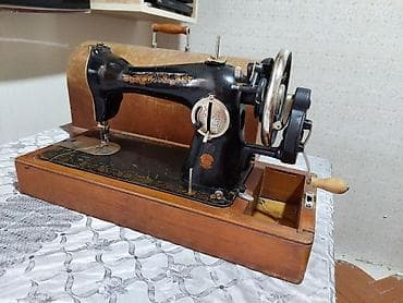 Velosiped aksesuarları: Mexanik tikiş maşını – retro, əl fırladıcı ilə - Korpus: dözümlü — 1