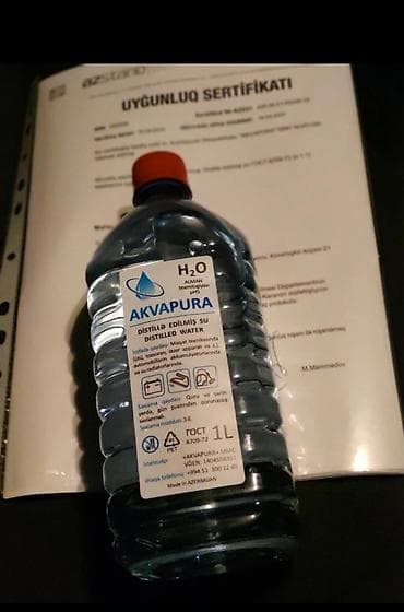 su samuru: Distille su Distillə edilmiş su Distillə edilmiş su İstehsal şirkəti — 3