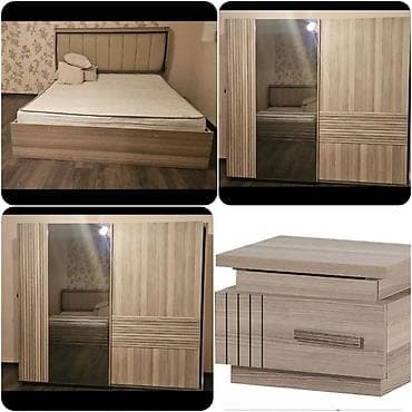 qab dolabi: İkinəfərlik çarpayı, Dolab, 2 tumba, Türkiyə — 1