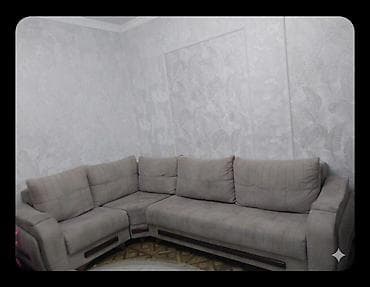 Угловой диван, Б/у, Раскладной, С подъемным механизмом — 1