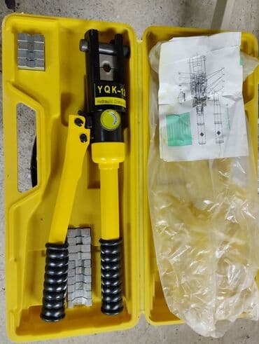 stall material: Hidravlik pres
Mis kabel başlıgını presləyir.
pres aparatı — 1