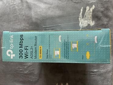tp link modem satilir: TP-Link TD-W8961N – 300 Mbps Wi‑Fi ADSL2+ Modem Router Xüsusiyyətlər — 3