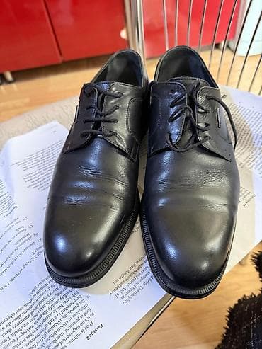 Toy paltarları və aksesuarları: Qara rəngli klassik kişi ayaqqabıları razm.41 1-2 defe geynilib - — 1