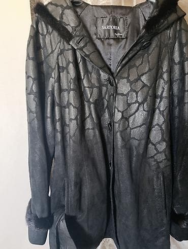 Palto, 3XL, rəng - Qara