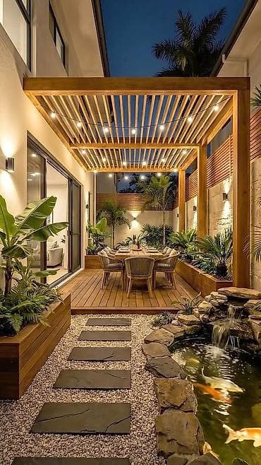 yaş aboy: Məhsul/xidmət: Həyət və bağ üçün pergola və açıq hava ocaqlı istirahət — 5