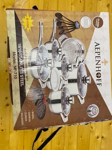 Rəng - Gümüşü, Paslanmayan polad, Aepenhoff