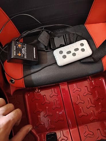 Uşaq üçün elektrikli minik maşını – Lexus üslubunda, tünd qırmızı — 6