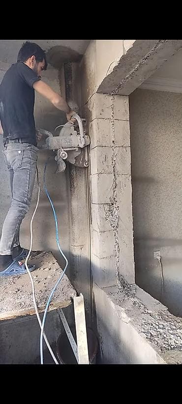монолит бетон: Beton, dəmir-beton və kərpic konstruksiyaların kəsilməsi–sökmə xidməti — 3