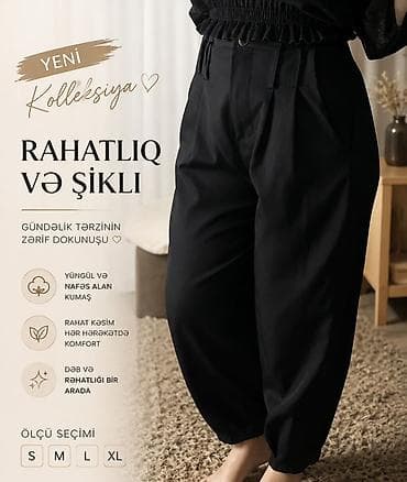 Qadınlar üçün rahat və şık şalvar - Yeni kolleksiya - Gündəlik tərzin