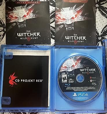 ps 3 cd: The Witcher 3: Wild Hunt – PS4 disk versiyası Məzmun: - PS4 üçün — 1