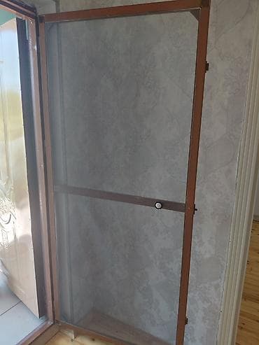 infacol kapi: Mıxlı qapı (ağcaqanad toru ilə) - Material: metal çərçivə, sıx — 1