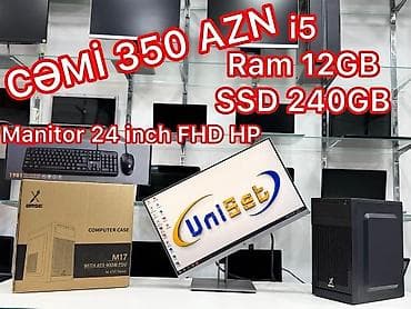 hp monoblok: Masaüstü kompüter "HP" Şəhər: Bakı Çatdırılma?: Bəli UniSet — 1