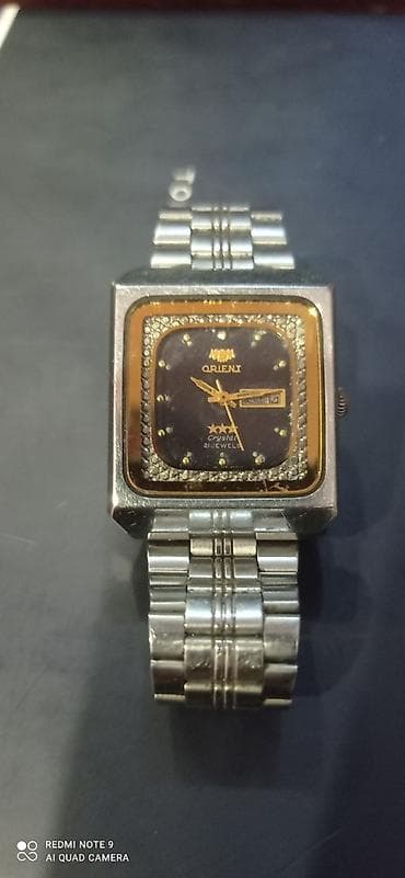 Смарт браслеты: Наручные часы, Orient, цвет - Черный — 2