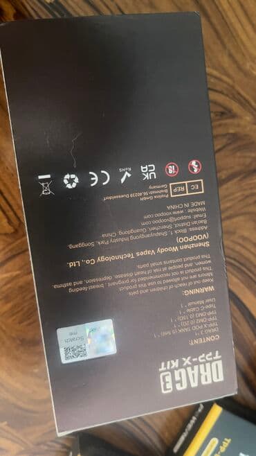 elektron qəlyan topdan satış: Elektron qəlyan Voopoo drag 3 Orjinalldır, 100 faiz, haloqrama — 3