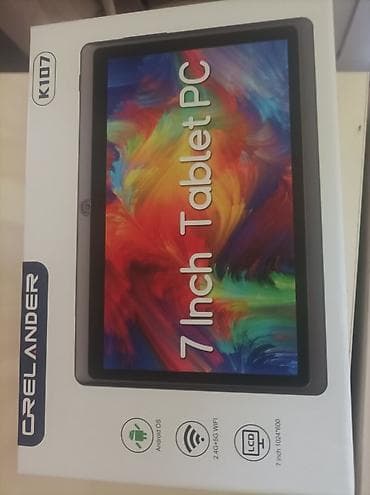 CRELANDER K107 7 Inch Tablet PC - Ekran: 7 düym, 1024×600 LCD -