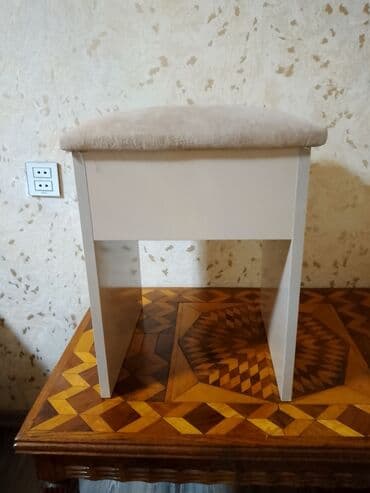 metbex oturacaqlari: Kompakt taburet/oturacaq - Material: ağ rəngli MDF/LDSP korpus - — 5