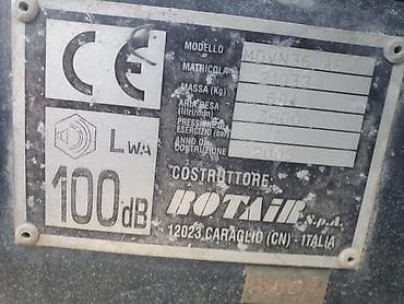 Ручные механические инструменты: Sənaye tipli mobil hava kompressoru – Rotair PALME - İstehsalçı — 2