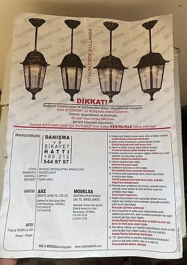 Bağ işıqı Asılan — 3