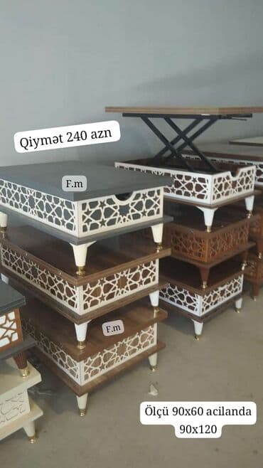 стол трансформер стеклянный: Журнальный стол, Новый, Трансформер, Ламинат, Прямоугольный стол — 1