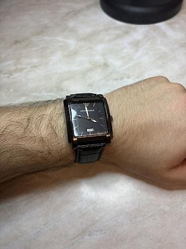 armani saat qiymetleri: Yeni, Qol saatı, Emporio Armani, rəng - Qara — 5