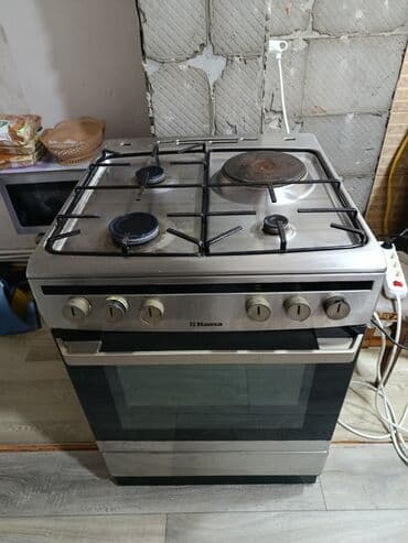 işlenmiş qaz peci: Plitə Hansa, Qarışıq, Ayrıca dayanan, 4 gözlü, İşlənmiş — 3