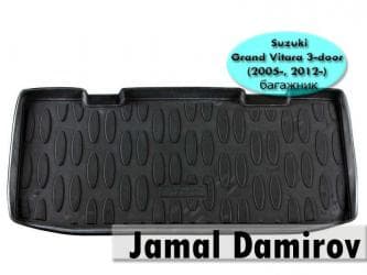 kolonkalar maşın: Suzuki grand vitara 3-door (2005-, 2012-) üçün baqaj örtüyü. Багажный — 1