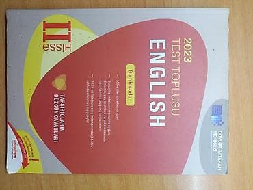 İngilis dili Testlər 11-ci sinif, DİM, 2-ci hissə, 2023 il — 1