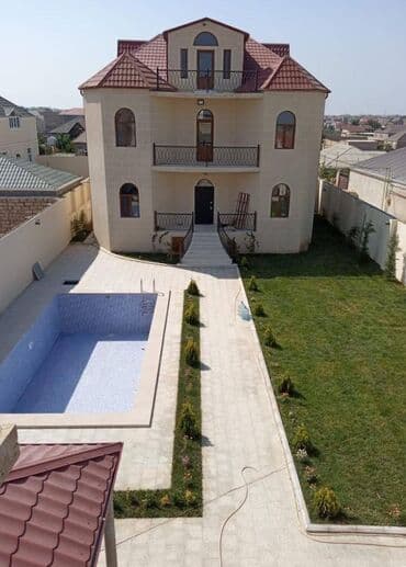 kirayə evlər 2022 bakı: Mərdəkanda 7 sot torpaq sahəsində, 360 kvm, müasir üslubda inşa — 23