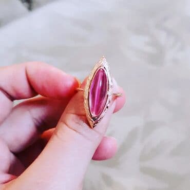 qedimi mirvari: Toy, Üzük, Çəhrayı qızıl, 583 Əyar, Yaqut — 3