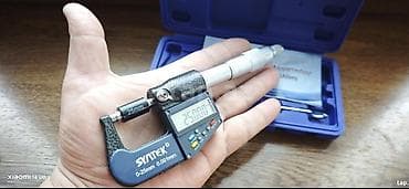 Alətlər: Elektron mikrometr. Qiyməti : 00-25 mm 229 azn ( 1-ci şəkildə olan ) — 9
