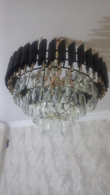 Çılçıraq, 10 və daha çox lampa, Metal