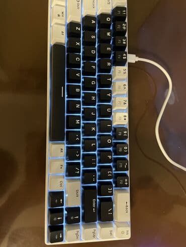 rgb klaviatura: Keyboard 60% mechanical MageGee MK-Box Portable 60% RGB Mechanical — 2